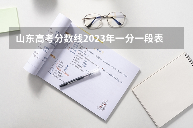山东高考分数线2023年一分一段表 山东高考一本分数线2023