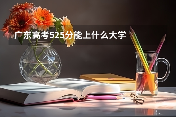 广东高考525分能上什么大学