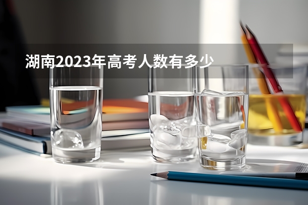 湖南2023年高考人数有多少