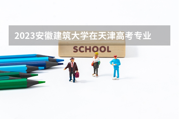 2023安徽建筑大学在天津高考专业招生计划人数