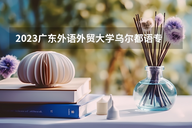 2023广东外语外贸大学乌尔都语专业分数线是多少(2024分数线预测)