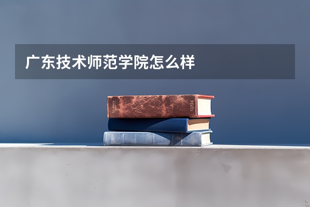 广东技术师范学院怎么样