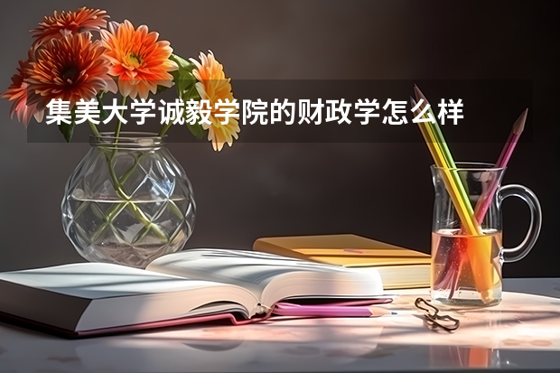 集美大学诚毅学院的财政学怎么样