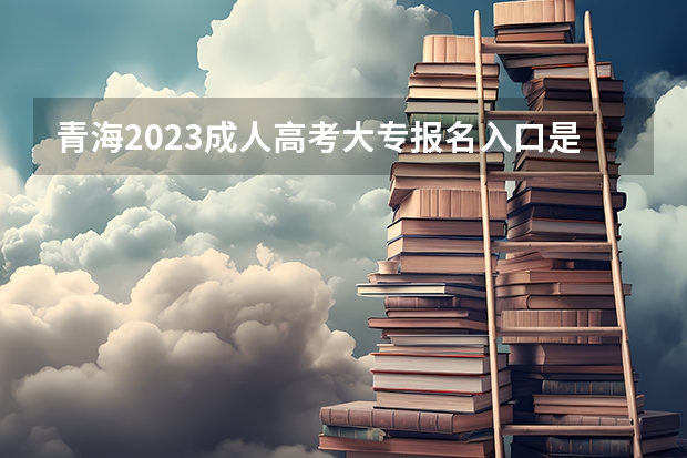 青海2023成人高考大专报名入口是哪个 报考网址是什么？