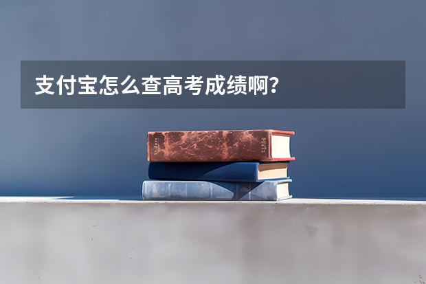 支付宝怎么查高考成绩啊？