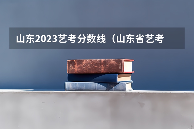 山东2023艺考分数线（山东省艺考分数线）