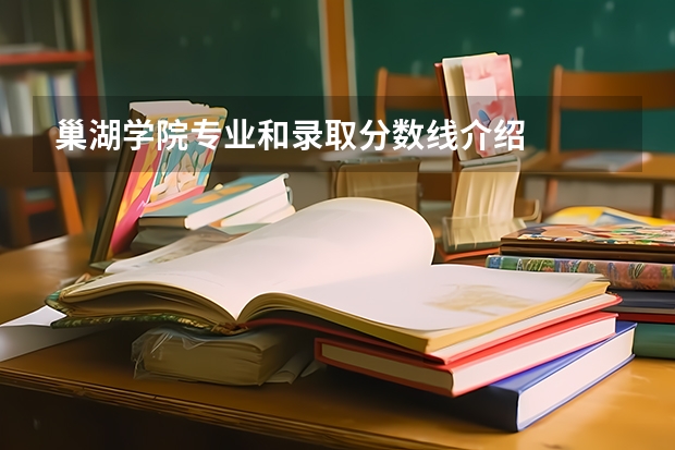 巢湖学院专业和录取分数线介绍